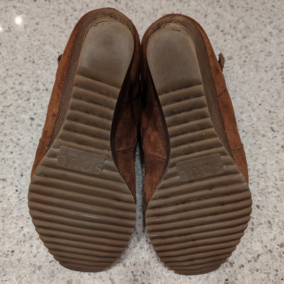 SOUL Naturalizer Suede Like Brown W 8.5 - Picture 4 of 4